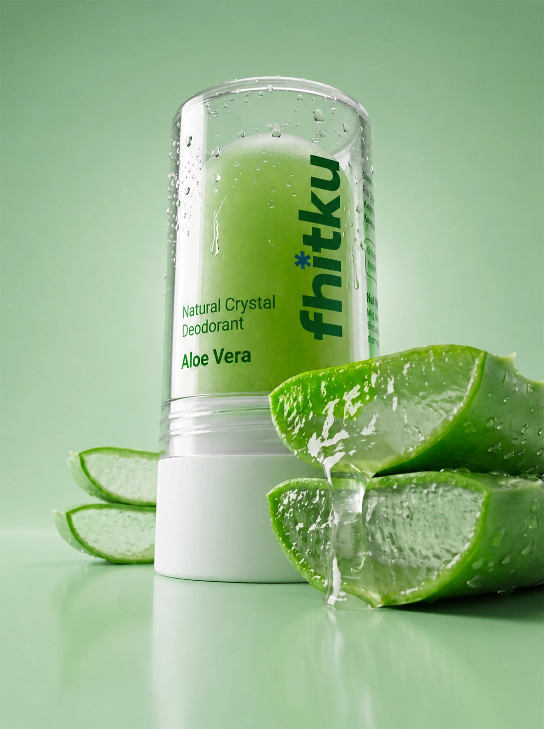 Alum Infused Crystal Roll-On Stick - Aloevera